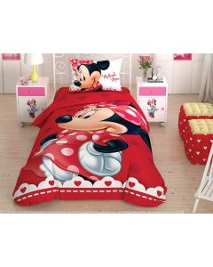 Disney Home - Minnie Maus Lovely Glitter kinder bettwäsche-set (lizenziert)
