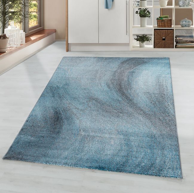 Ottawa Canvas teppich kurzflor rechteckig blau 200x290cm
