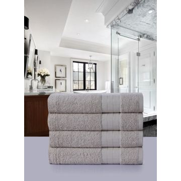 handtuch-set 50x100cm (4 stücke) nr:1000 stein