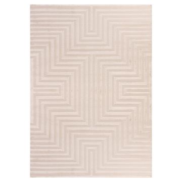 Sahara Veyra teppich kurzflor rechteckig 120x170cm beige