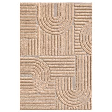 Art teppich hochflor rechteckig 200x290cm rose