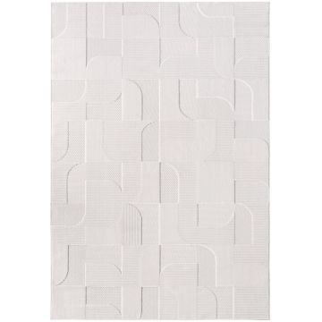 Doha Elvra teppich kurzflor läufer 80x150cm creme