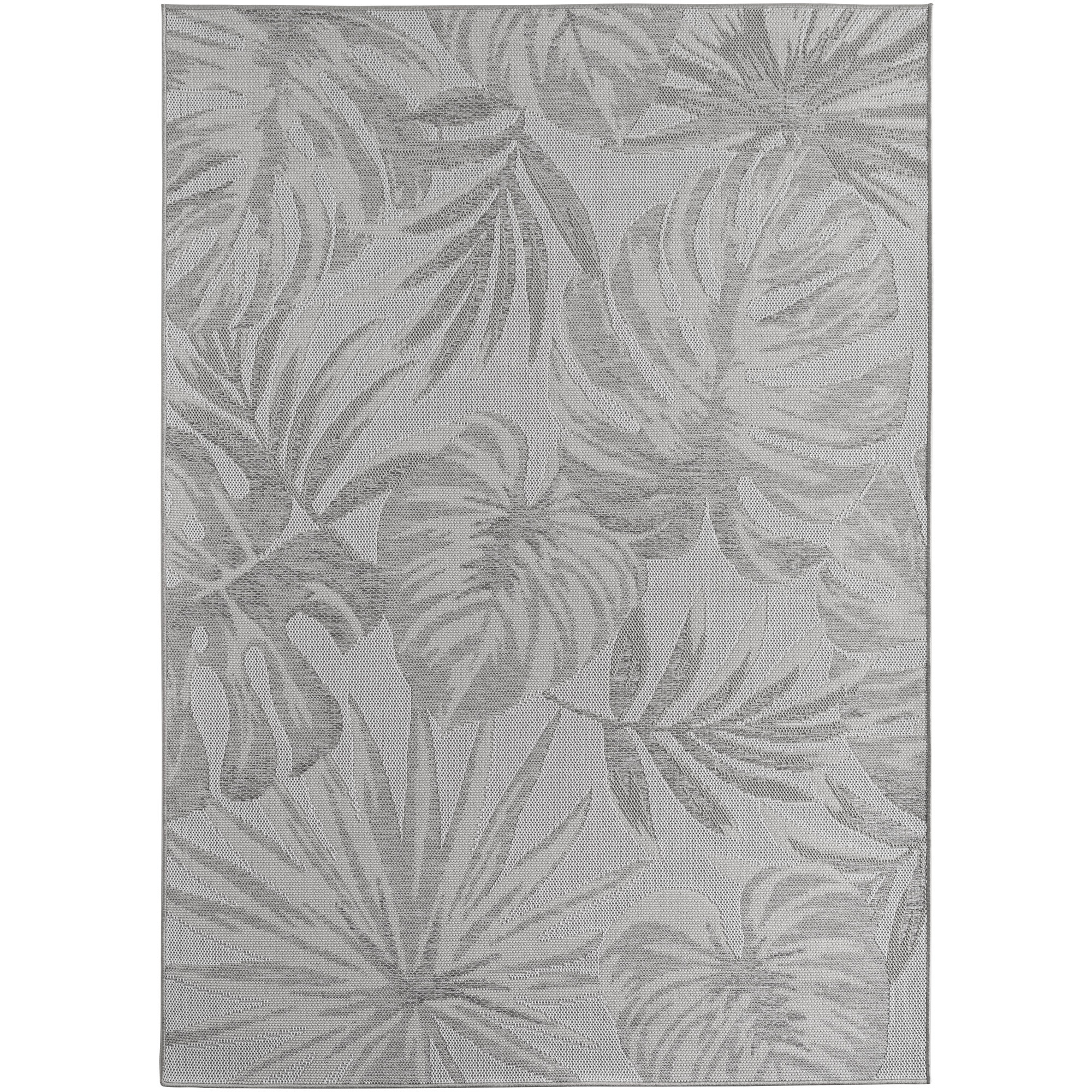Desert Flo teppich indoor/outdoor flachgewebe rechteckig 120x170cm grau