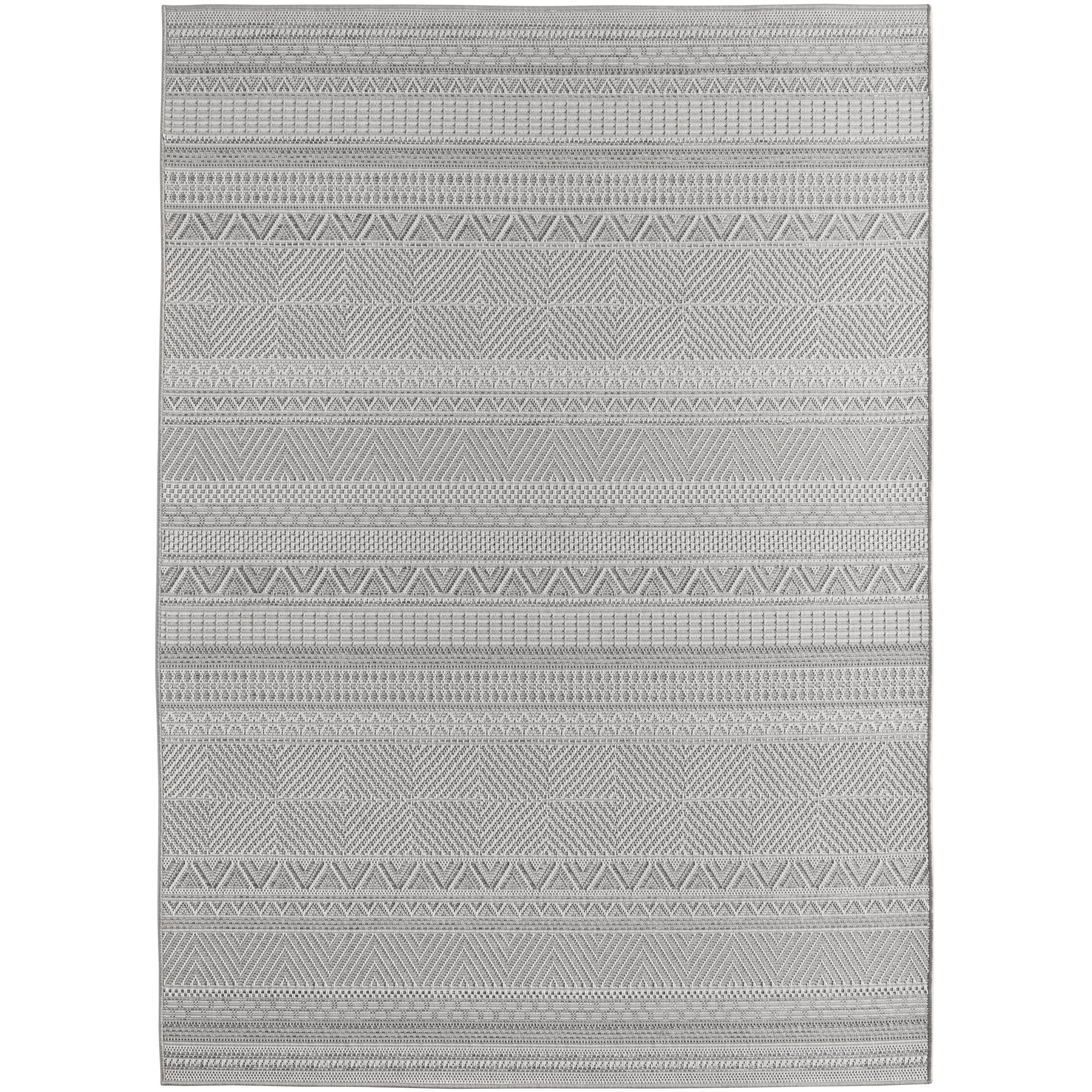 Desert Wav teppich indoor/outdoor flachgewebe läufer 80x250cm grau