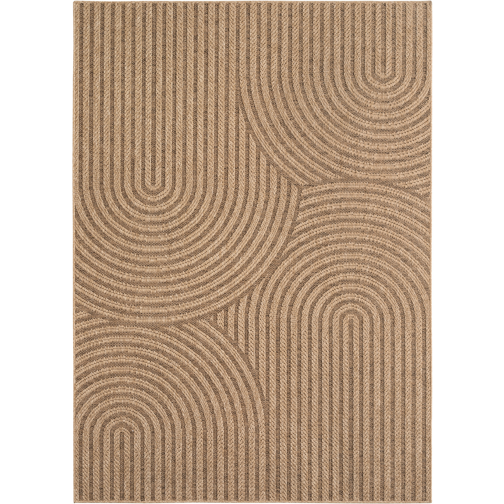 Timber Uno teppich indoor/outdoor flachgewebe rechteckig 140x200cm beige