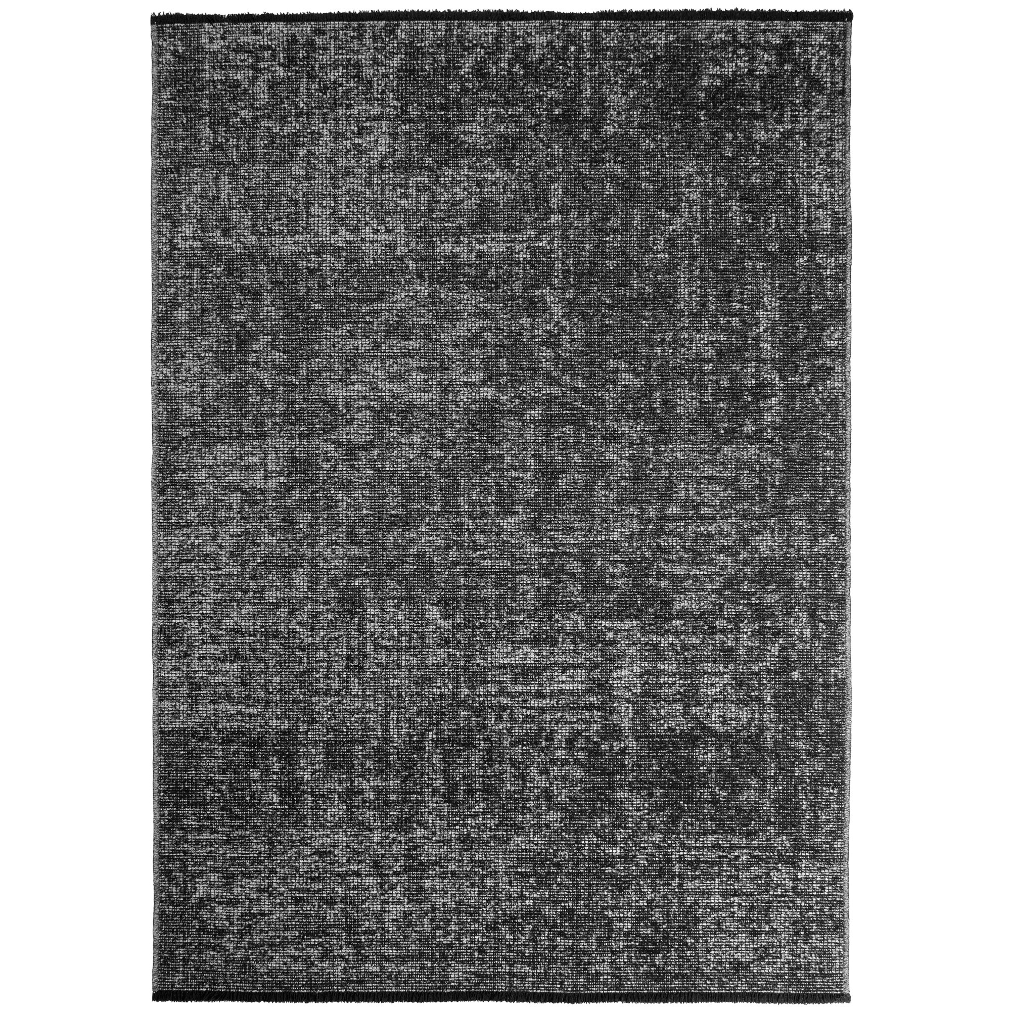 Space teppich kurzflor läufer 80x250cm grau