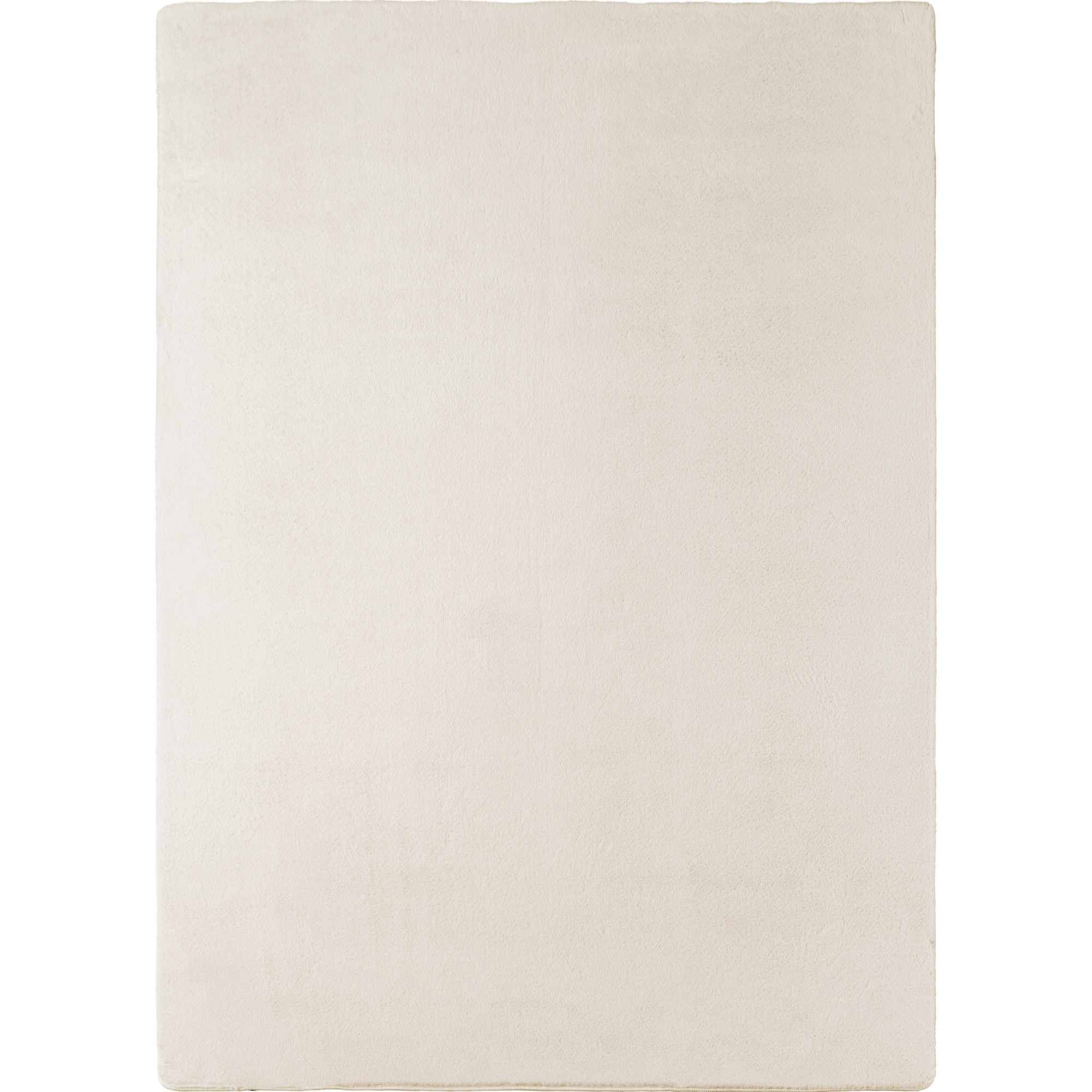 Joy teppich kurzflor rund Ø 200cm creme