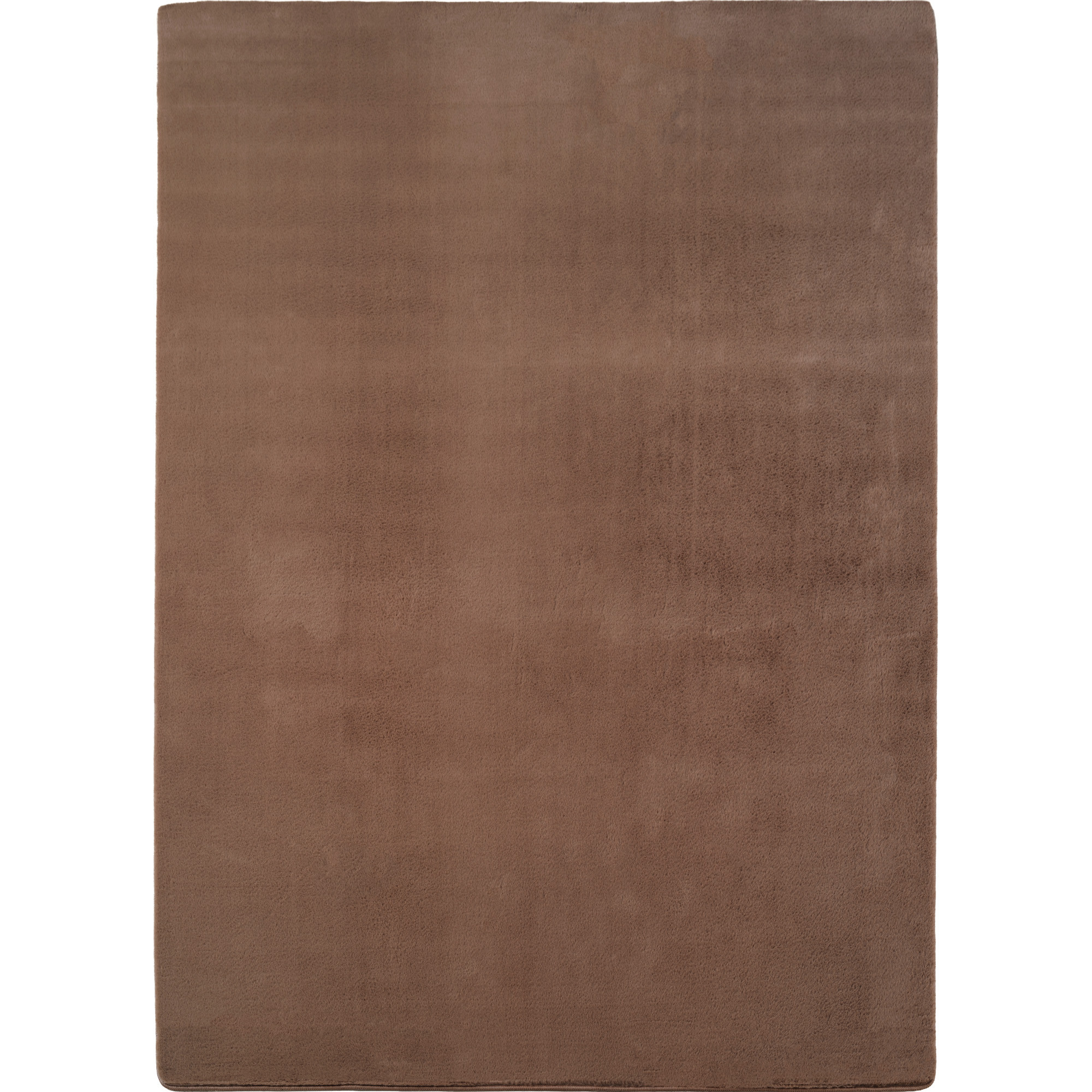 Joy teppich kurzflor rund Ø 200cm mokka