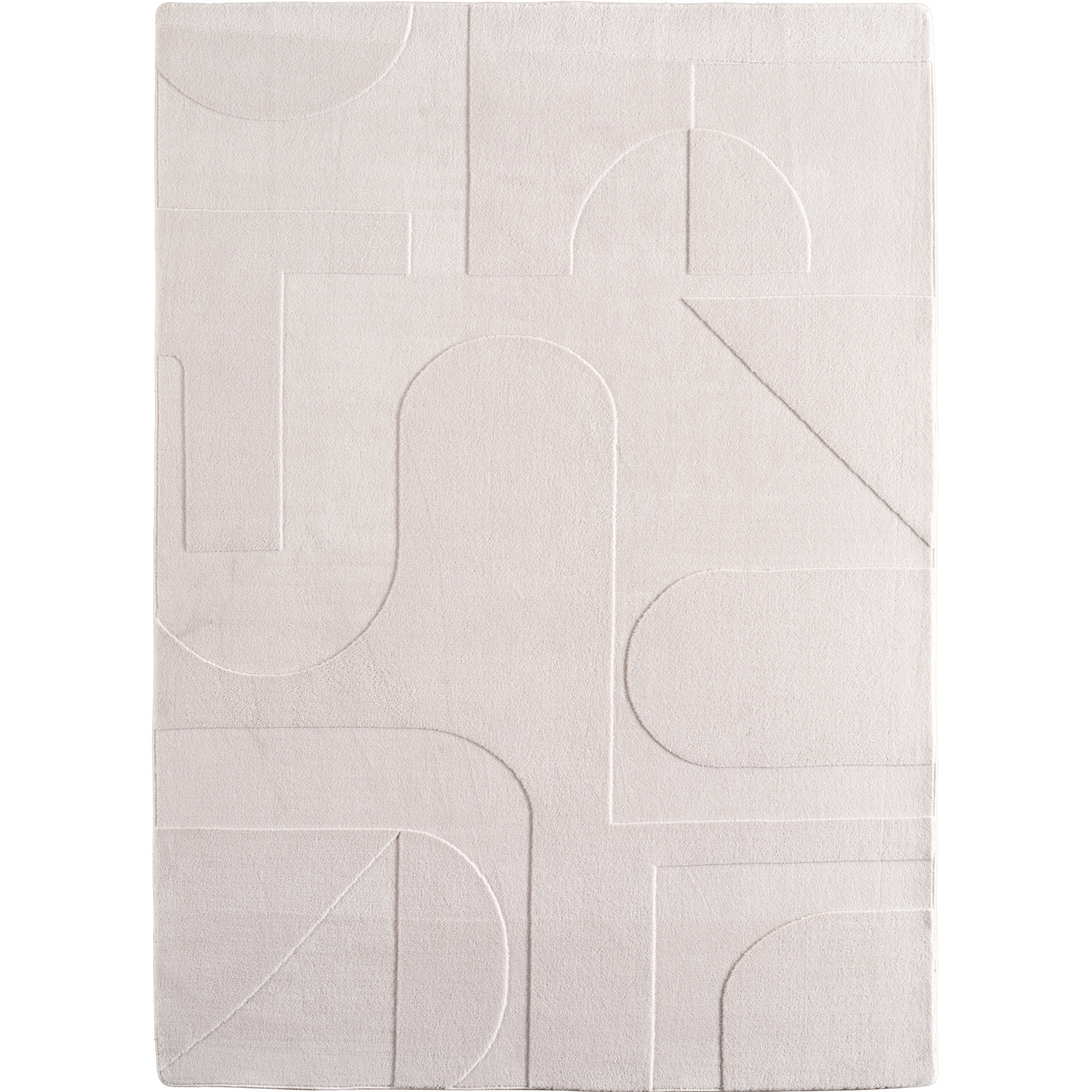 Pompei Yum teppich kurzflor läufer 80x150cm creme
