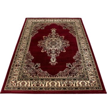 Marrakesh Afra teppich kurzflor rechteckig 80x150cm rot