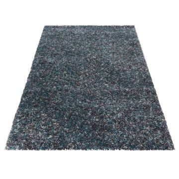 Enjoy Shaggy teppich hochflor rechteckig 120x170cm blau