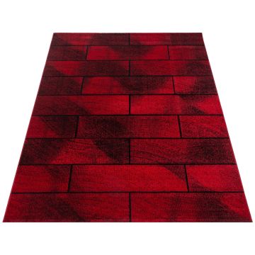 Beta Walx teppich kurzflor rechteckig 120x170cm rot