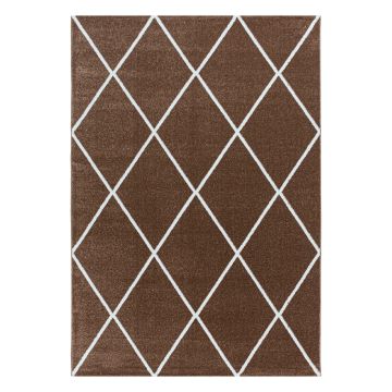 Rio Diago teppich hochflor rechteckig 80x150cm kupfer