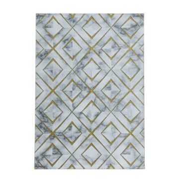 Naxos Rhamnous W teppich kurzflor rechteckig 140x200cm gold