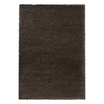 Fluffy Shaggy teppich hochflor rechteckig 240x340cm braun