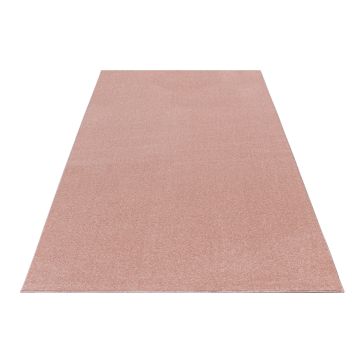 Ata teppich kurzflor rechteckig 80x150cm rose