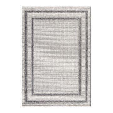 Aruba Meydan teppich indoor/outdoor flachgewebt rechteckig 60x100cm jute creme