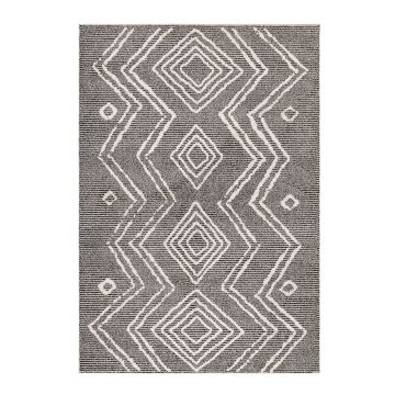 Taznaxt Berber teppich kurzflor rechteckig 140x200cm schwarz