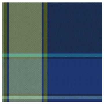 DDDDD Madras geschirrtuch 60x65cm blau (6 stück)