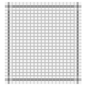 DDDDD National geschirrtuch 65x65cm schwarz (6 stück)