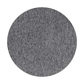 Nizza teppich schlingenflor rund Ø 120cm grau