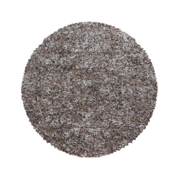 Enjoy Shaggy teppich hochflor rund Ø 80cm beige