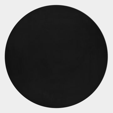 Pouffy teppich fluffy hochflor rund Ø 120cm schwarz