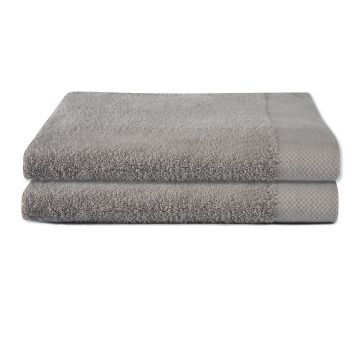 Seahorse Pure badetuch 60x110cm zement (2 stück)