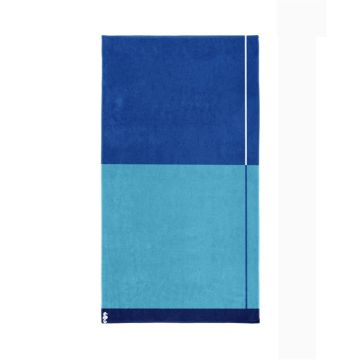 Seahorse Block strandtuch 100x180cm baumwolle blau