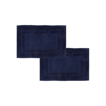 Seahorse Mossa badematte 50x60cm indigo (2 stück)