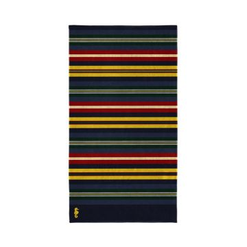 Seahorse Hampton strandtuch 100x180cm baumwolle navy