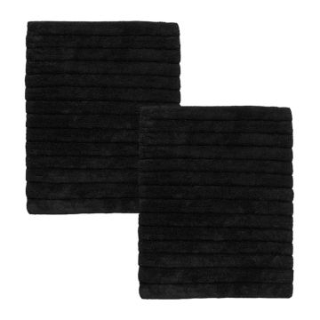 Seahorse Board badematte 50x60cm schwarz (2 stück)