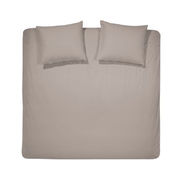 Cinderella Morning bettwäsche 200x200cm flanell taupe
