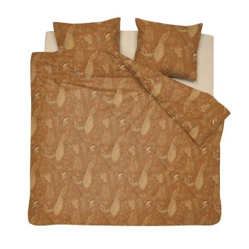 Damai Flamand bettwäsche 260x220cm satin gold ocker