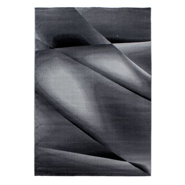 Miami Hios teppich kurzflor rechteckig 140x200cm schwarz