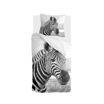 Beastly bettwäsche 155x220cm schwarz/weiß
