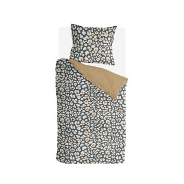 Lazy Leopard bettwäsche 135x200cm ocker