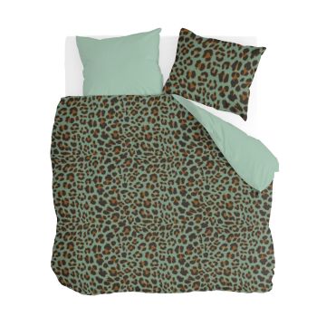Lazy Leopard bettwäsche 240x220cm grün