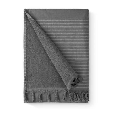 Bath Basics hamamtuch/fouta 100x180cm anthrazit