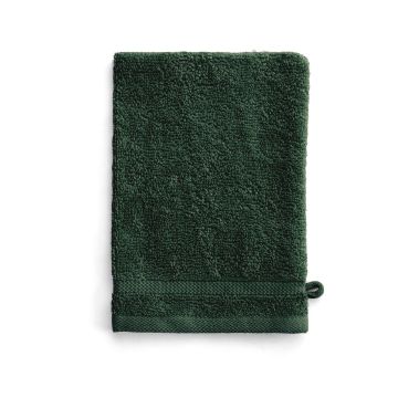 Bath Basics waschlappen/waschhandschuh 16x21cm dunkelgrün (4 stück)