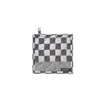 DDDDD Barbeque topflappen 21x21cm schwarz (2 stück)