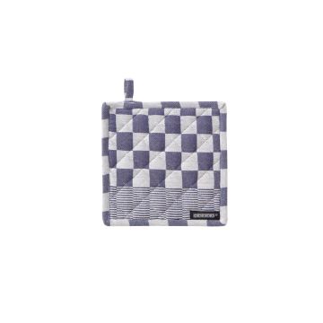 DDDDD Barbeque topflappen 21x21cm blau (2 stück)