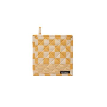 DDDDD Barbeque topflappen 21x21cm ocker (2 stück)