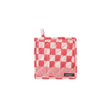 DDDDD Barbeque topflappen 21x21cm rot (2 stück)