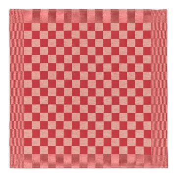 DDDDD Barbeque geschirrtuch 65x65cm rot (6 stück)