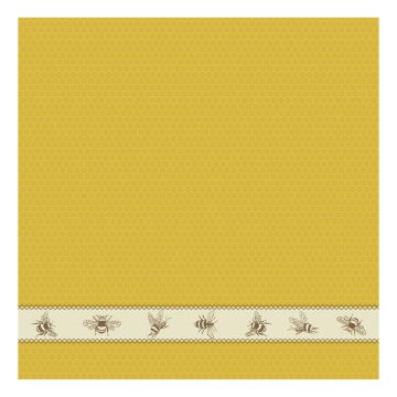 DDDDD Bees geschirrtuch 60x65cm gelb (6 stück)