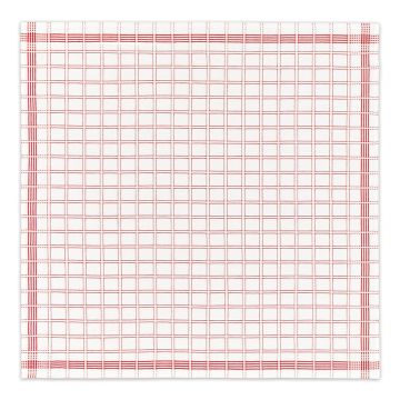 DDDDD National geschirrtuch 65x65cm rot (6 stück)