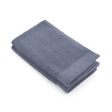 Soft Cotton gästetuch 30x50cm indigoblau (2 stück)