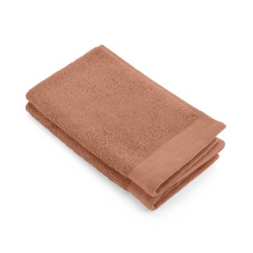 Soft Cotton gästetuch 30x50cm terra (2 stück)