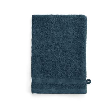 Bath Basics waschlappen/waschhandschuh 16x21cm dunkelblau (4 stück)